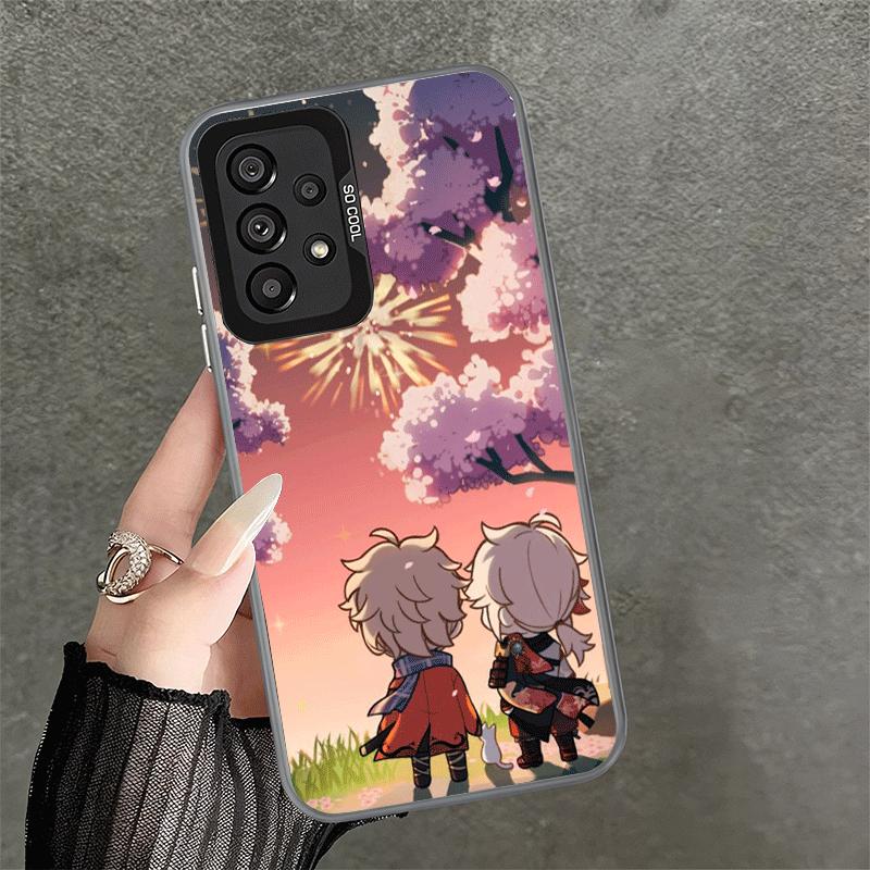 Genshin Impact Kazuha Soft Phone Case for Samsung A17 A16 A15 A14 A13 A57 A56 A55 A54 A53 A37 A36 A35 A34 A33 A26 A25 A24 A23 A5
