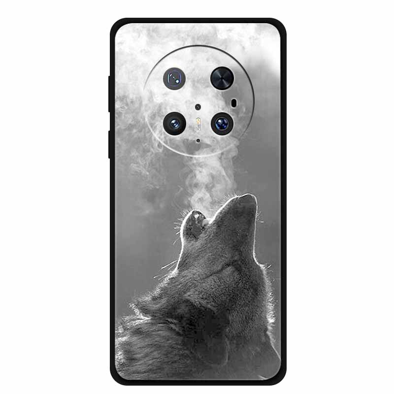 Funda For Huawei Mate 70 Pro / Pro+ 5G Cases Soft Silicone Back Cover Bumper For Mate 70 Pro+ 5G Cartoon Painted Cool Lion Coque