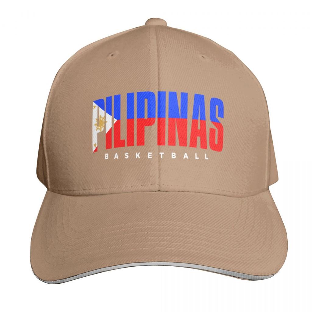 Pilipinas Basketball Baseball Cap Six Panel Structured Crown Sun Protection Upf 50 Breathable Mesh Back