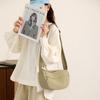 Neue Nylon Umhängetaschen Große Kapazität Koreanische Vereinfachte Schultertasche Leichtgewichtige Einfarbige Knödeltasche Reise