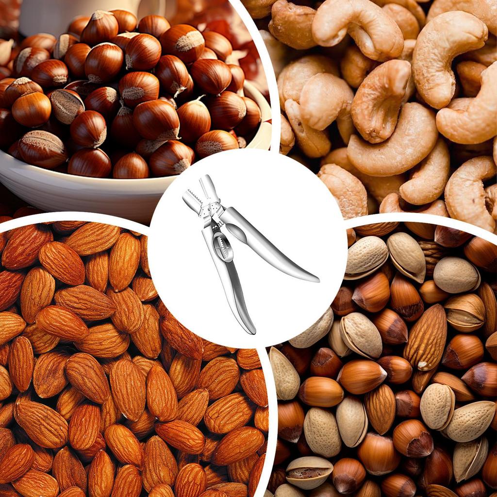 Chestnut Opener Stainless Steel Ergonomic Sheller Steel Chestnut Cutter Tool for Holiday Food-Prep Family Kitchen Home Peeling