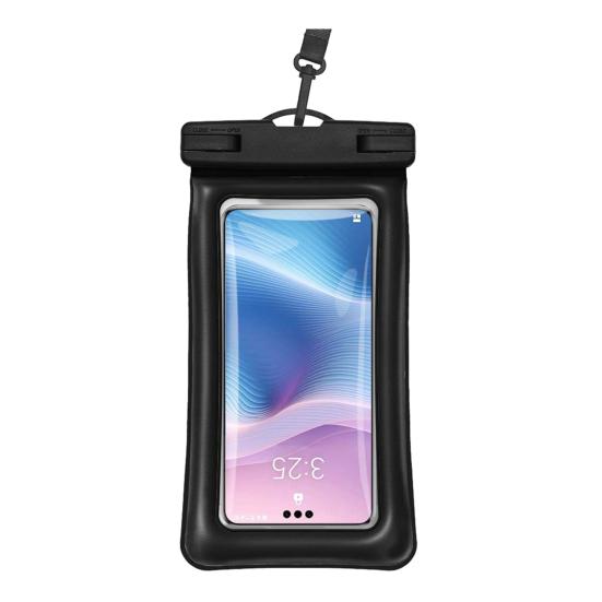Waterproof Phone Pouch with Detachable Lanyard Transparent Floating Cell Phone Dry Bag Case Protector Beach Kayak Cruise Travel Essentials