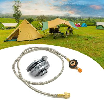Gasadapter Konverter Campingkocher Anschluss Gasadapter für Wandern Picknicks Aluminiumlegierung Zylinder Kartusche Konvertieren