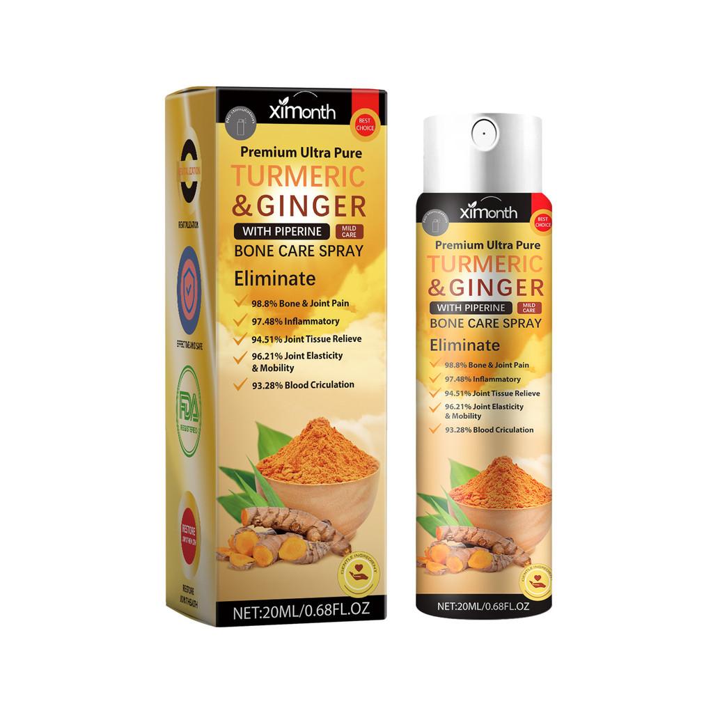 

Ximonth Ginger Turmeric Joint Care Spray For Nourishing Moisturizing Joint Relief
