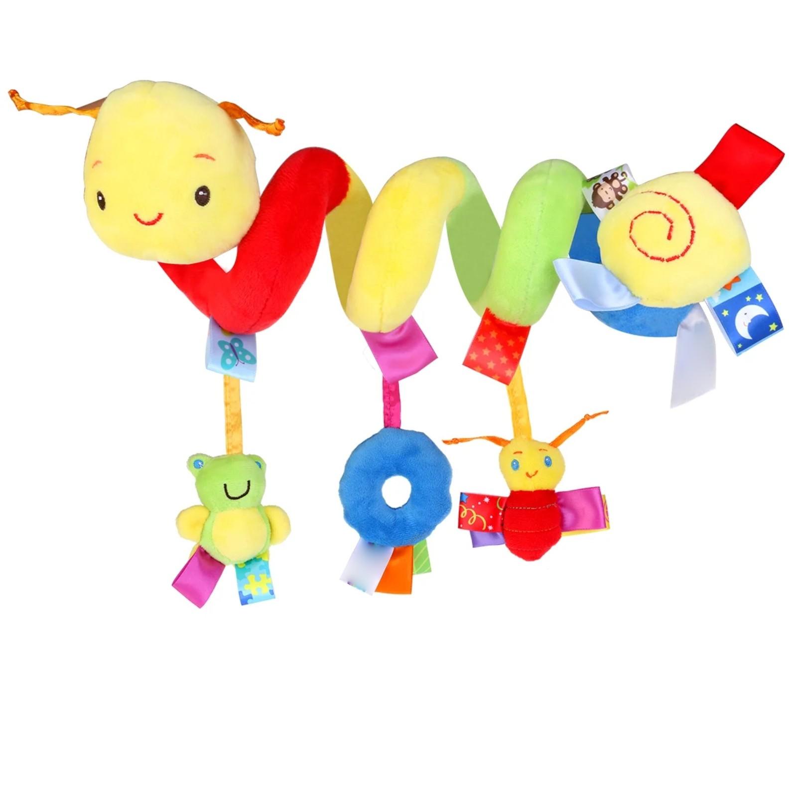 

Детская коляска подвесная цветная этикетка кровать вокруг плюшевых игрушек, коляска и игрушки для автокресла One Size