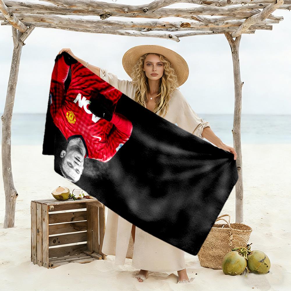 Sports Team Celebration Beach Towel Soft Durable Quick-Dry Comfortable Lightweight