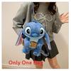 Soft Girls Cartoon Plush Backpack With Zipper Closure For Travel Casual