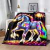 1pc Cute Elephant On Moon Blanket Soft Comfortable Lightweight Perfect for Travel Camping Picnics Sofa Office Bed Living Room Ideal Gift for Friends