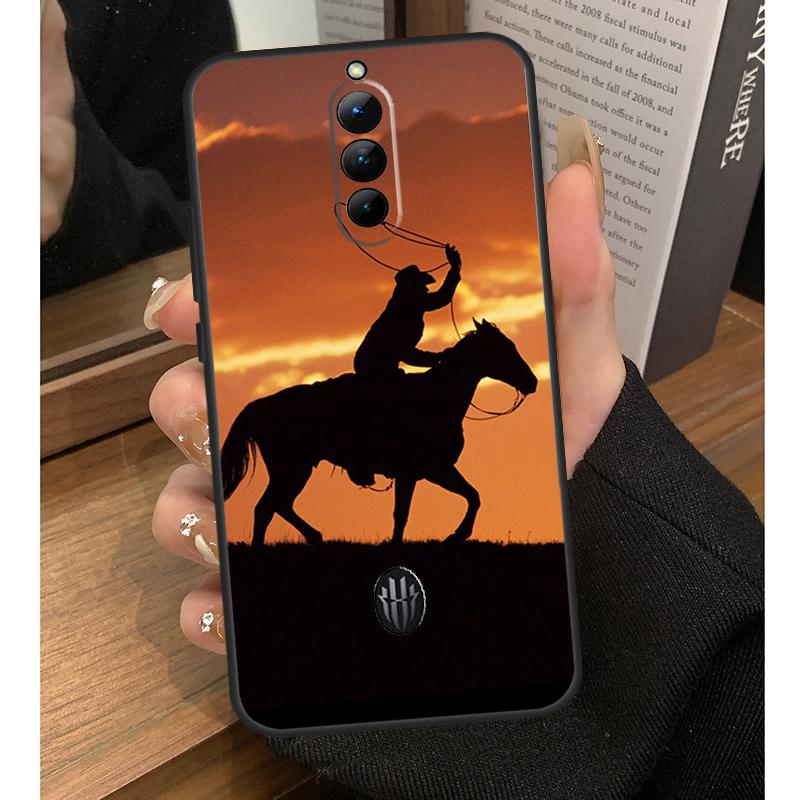 Rodeo Cowboy Lasso Horses Case For Nubia Red Magic 10 Pro Plus 6 7 Pro 6S 7S 5G 6R RedMagic 9S 8S 8 9 Pro Plus Coque