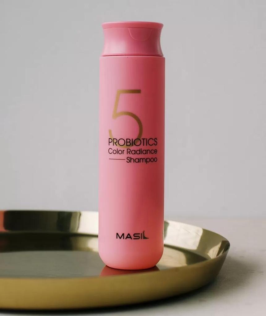 Masil 5 PROBIOTICS COLOR RADIANCE SHAMPOO 300ml, Koreanische Kosmetik, Haarbehandlung, KBeauty, SALON EFFECT, Probe