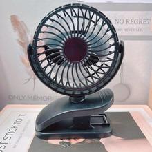 

Motorcycle USB Rechargeable Table Fan Clip-on Type Portable Mini Desk 360 Degree Rotation Adjustable For Student Dormitory Amagi