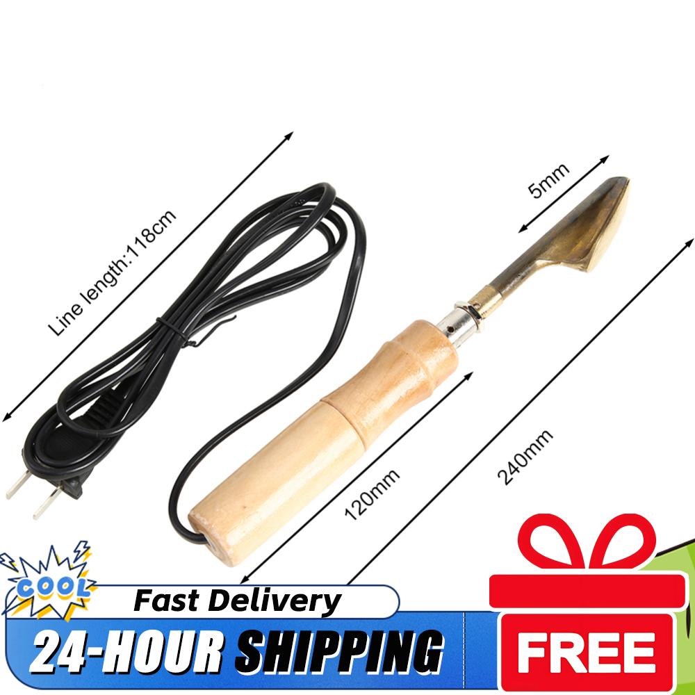 Mini Craft Electric Iron Leather Clothes Shoes Smooth Wrinkle Portable Removal Leather Surface Caft Repair Soldering Iron Tool