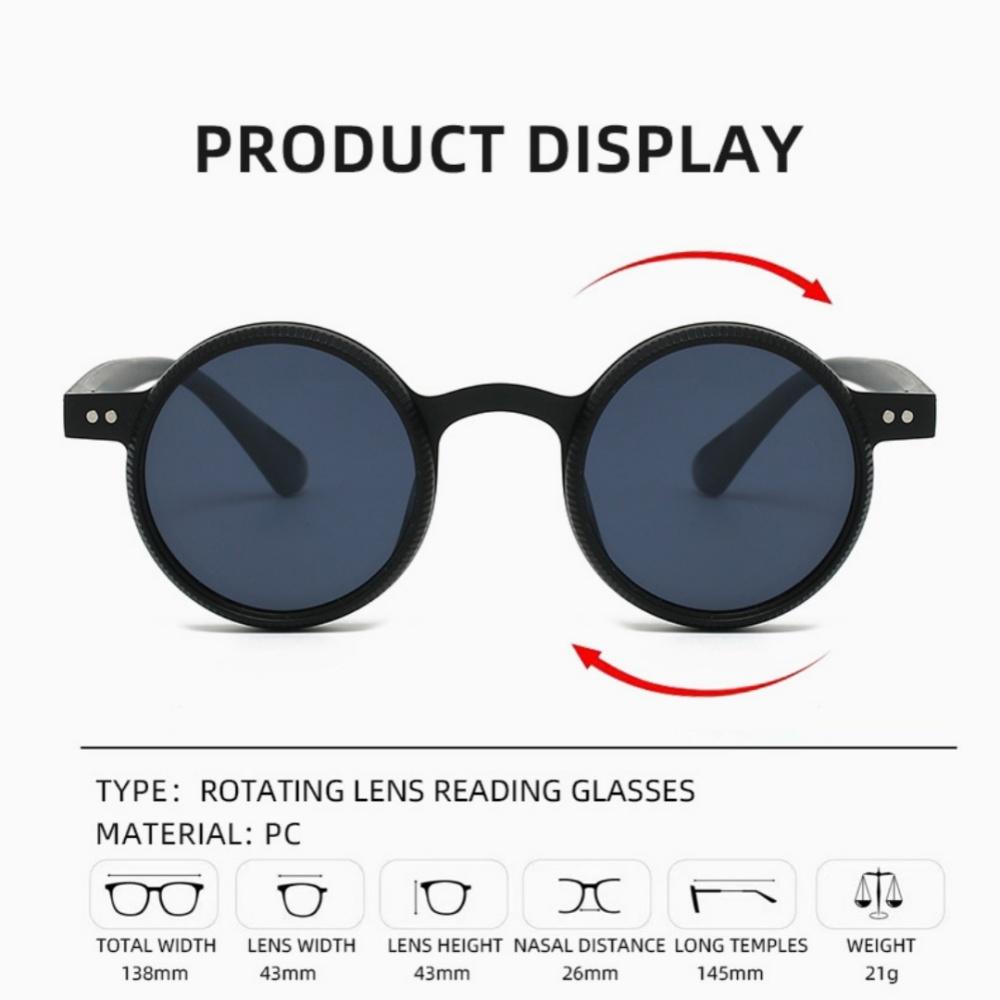 New Adjustable Zoom Round Frame Sunglasses Men Women Polarized Sun Glasses Outdoor Filter Lenses Retro Fishing Eyeglasses Shades
