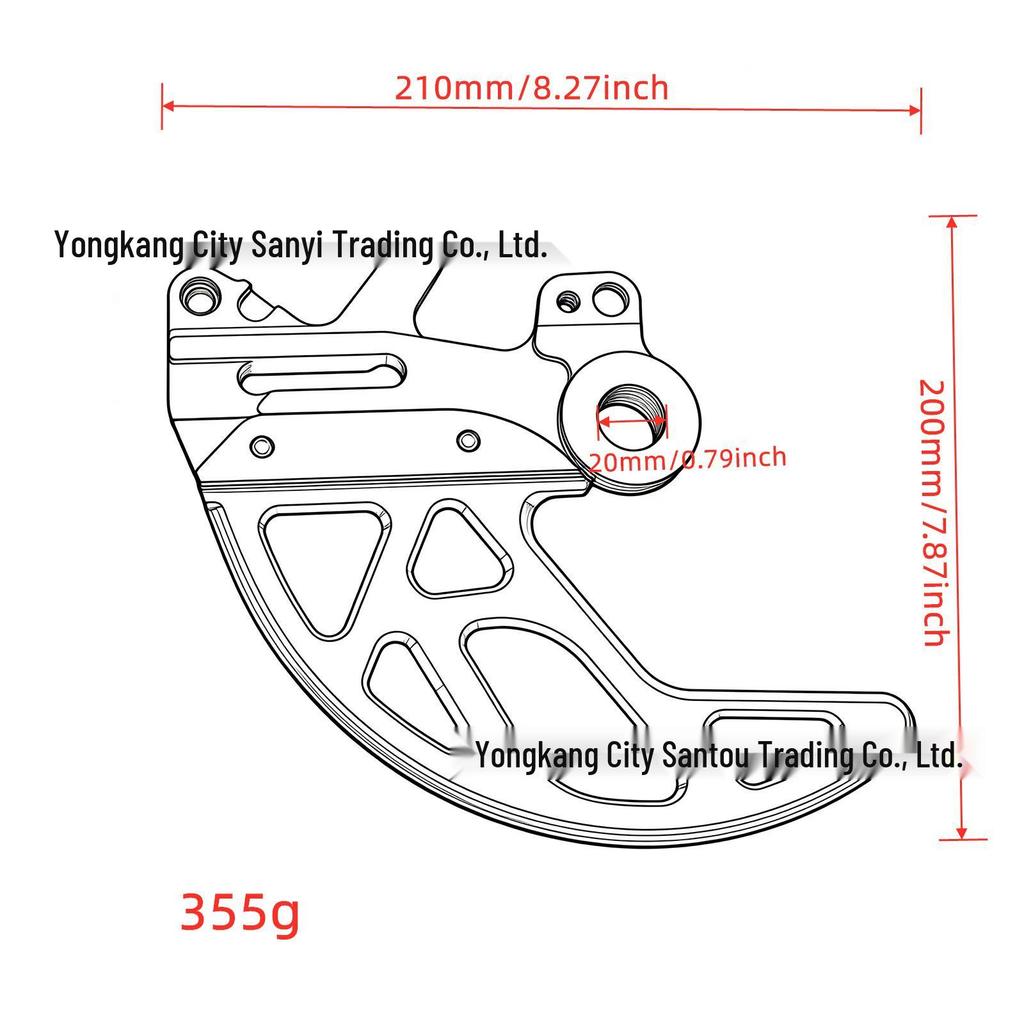 Ultra Bee Front & Rear CNC Aluminum Brake Disc Protector Cover