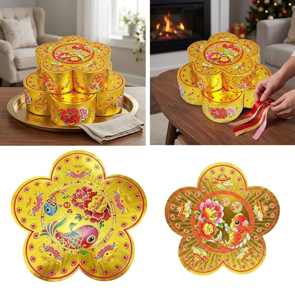 Plum Blossom Pattern Foldable Box Foldable Gift Box Universal Craft Box  Handmade Craft