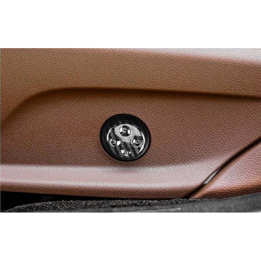 For Benz EQE EQS - ABS Carbon Fiber Seat Adjust Handle Button Cover Trim