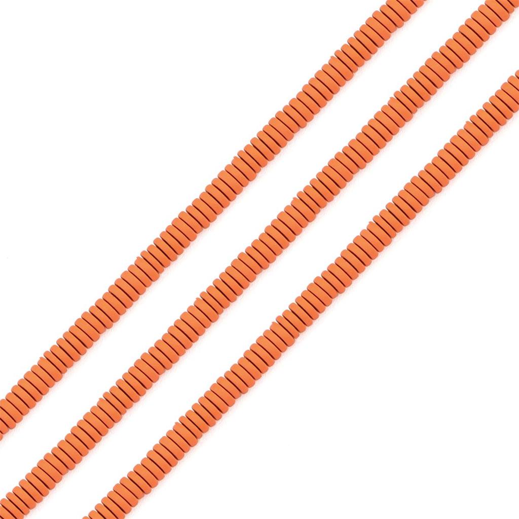 330Pcs Natural Stone Flat Round Disk Hematite Loose Spacer Beads For Necklace Bracelet DIY Jewelry Making Accessories