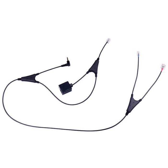 Gn audio jabra link ehs for alcatel 80x9s phones noir noir Noir
