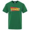 Back To The Future Summer T-shirt Men/women Classic Movie Series Brand Men's T-shirt Personality Tops Tees Short Sleeve Tshirt