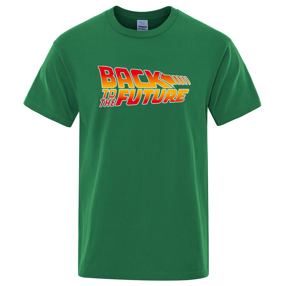 Back To The Future Summer T-shirt Men/women Classic Movie Series Brand Men's T-shirt Personality Tops Tees Short Sleeve Tshirt