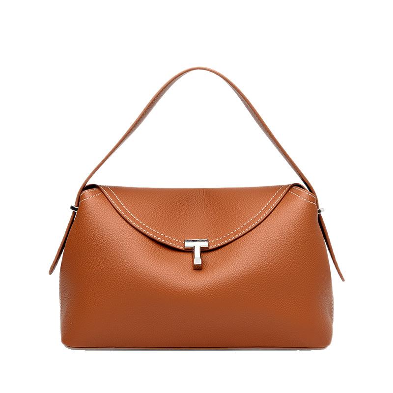 Borsa, Borsa di Nicchia alla Moda, Borsa Semplice Retro a Cuscino, Senso di Alta Gamma, Borsa a Tracolla Grande Capacità per il Pendolarismo, da Donna