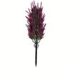 Bamboo Leaf Artificial Lavender Stake Flower No Fade Simulation Lavender Plant  Patio Lawn