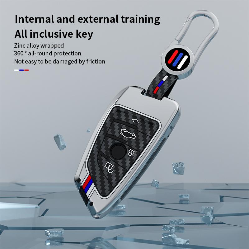 Autoschlüsselhülle aus Zinklegierung, für BMW X1 X3 X4 X5 F15