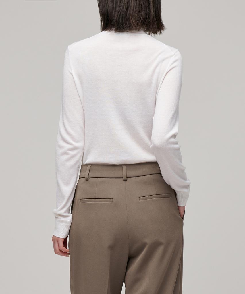MUSINSA STANDARD WOMAN Women'S Merino Wool Blend High-Gauge Turtleneck Knit [Ivory]