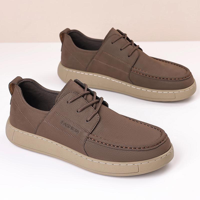 

Fashion Brand Leather Men s Casual Oxford Shoes Classic Retro Style Flats Non-slip Sports Men s Leather Shoes Business Comfortable Shoes 44