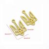 100 Pcs/set Diy Accessories Retro Alloy Ukraine National Emblem Pendants Ukrainian Flag Trident Charm Patriotic Gift