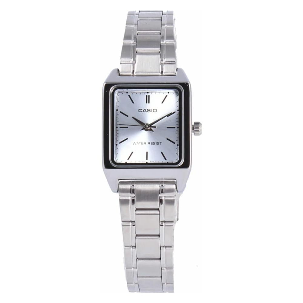 CASIO Casio Standard Cheap Casio Watch Women s Quartz Metal Silver Light Blue LTP-V007D-2E [Parallel Import]