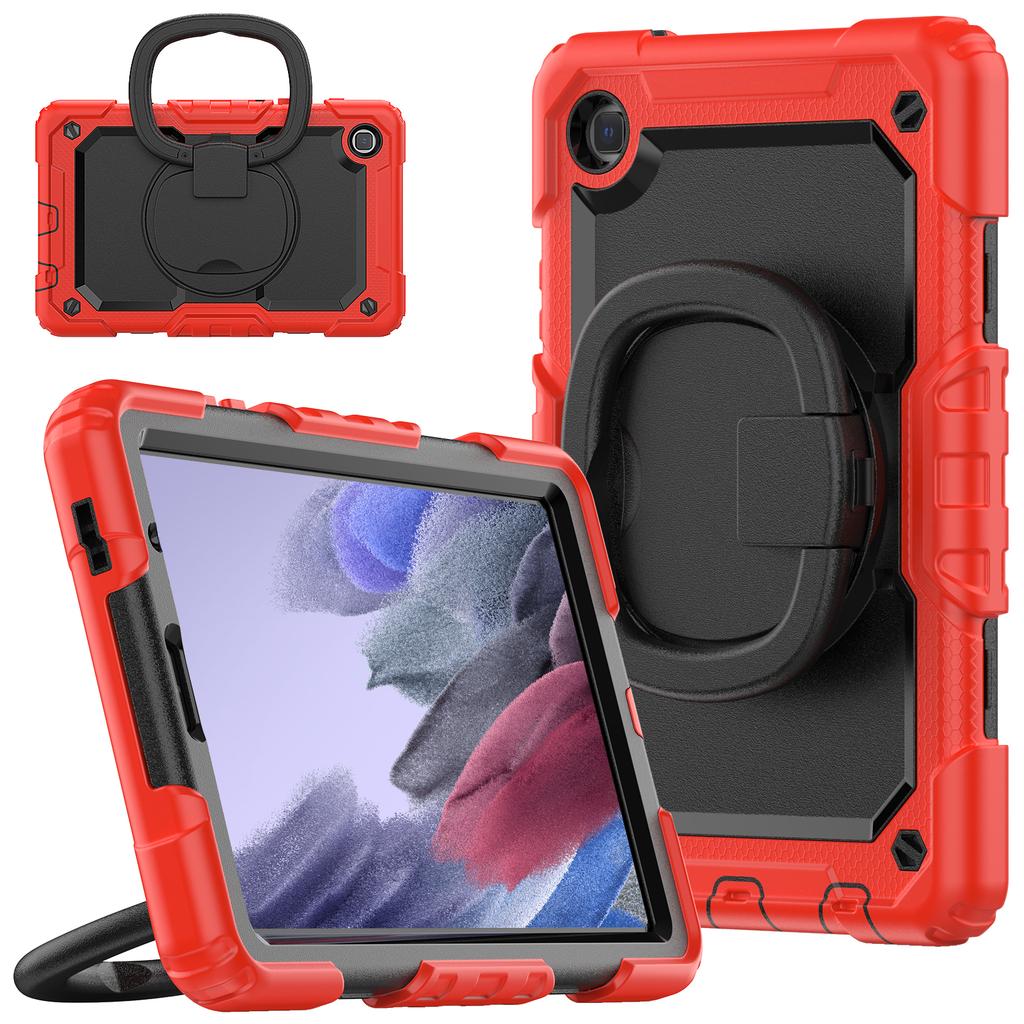 Rotating Stand Heavy Duty Case For Samsung Galaxy Tab A7 Lite 8.7 2021 SM-T220 SM-T225 SM-T225N SM-T227U With Handle Grip Cover