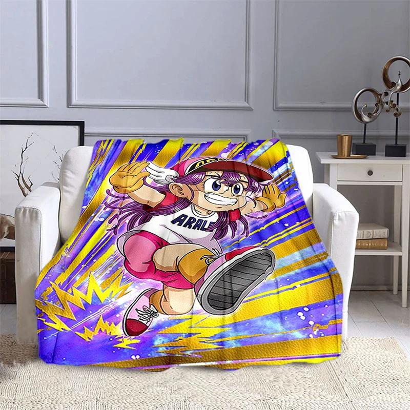 DR Slump Arale Chan Anime Printed Blanket Children's Warm Blanket Soft and Comfortable Blanket Home Travel Blanket