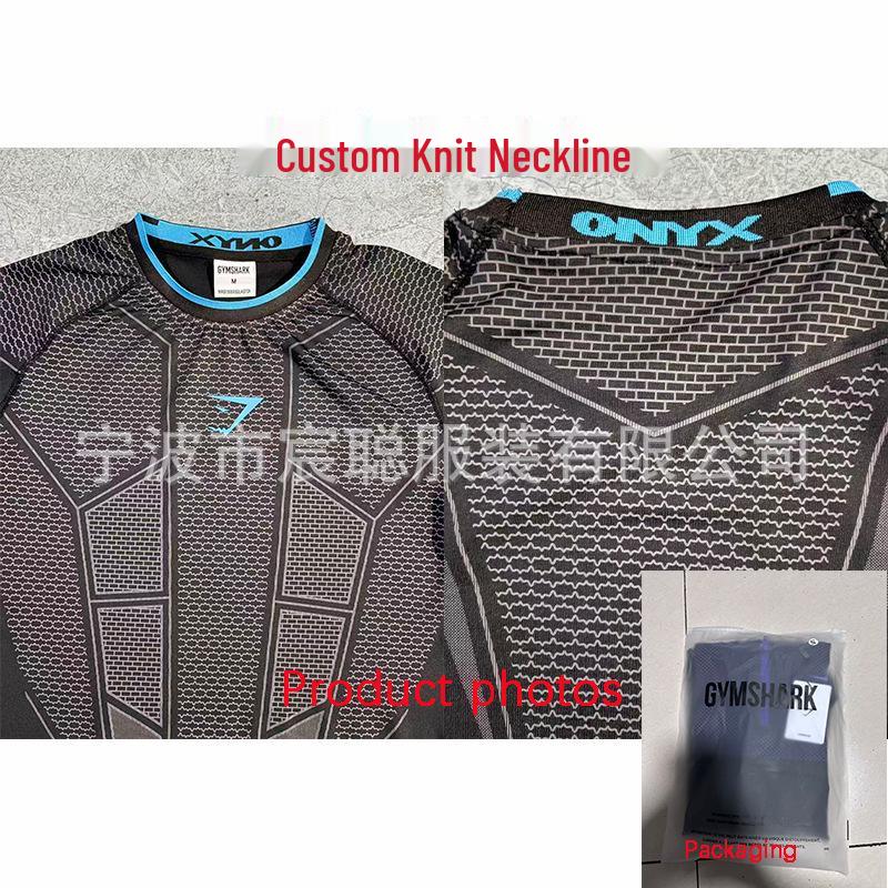 חולצת טריקו ספורטיבית לגברים Shark ONYX V1, ייבוש מהיר, גזרה צמודה