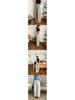 2026 Women's White Retro Slimming Banana Scythe Casual Pants