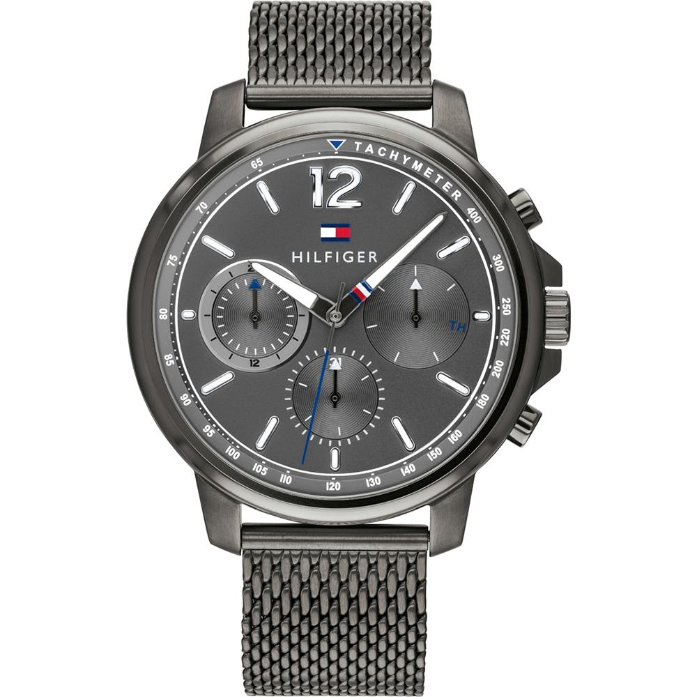

Tommy Hilfiger Landon Grey Metal Men s Quartz Watch 1791530 серый