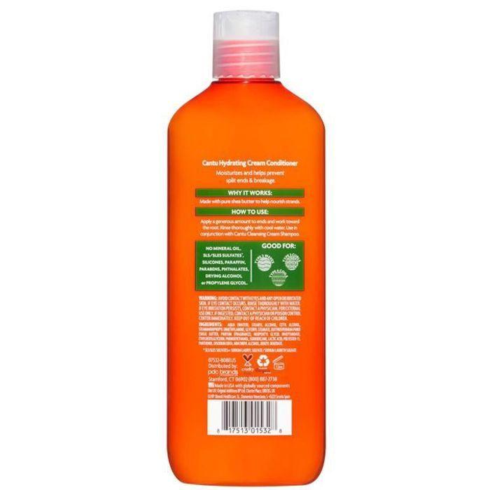 Après-shampoing hydratant sans sulfate - CANTU - Beurre de karité - 400 ml - Cheveux bouclés et frisés
