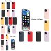 Apple 14 Liquid Silicone Phone Case Full Coverage Magnetic Adsorption Official Protective Cover Purple)