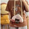 Neck Purse Bag Rice Ball Plush Bag Expression Crossbody Bags Mini Halter Small Bag  Children