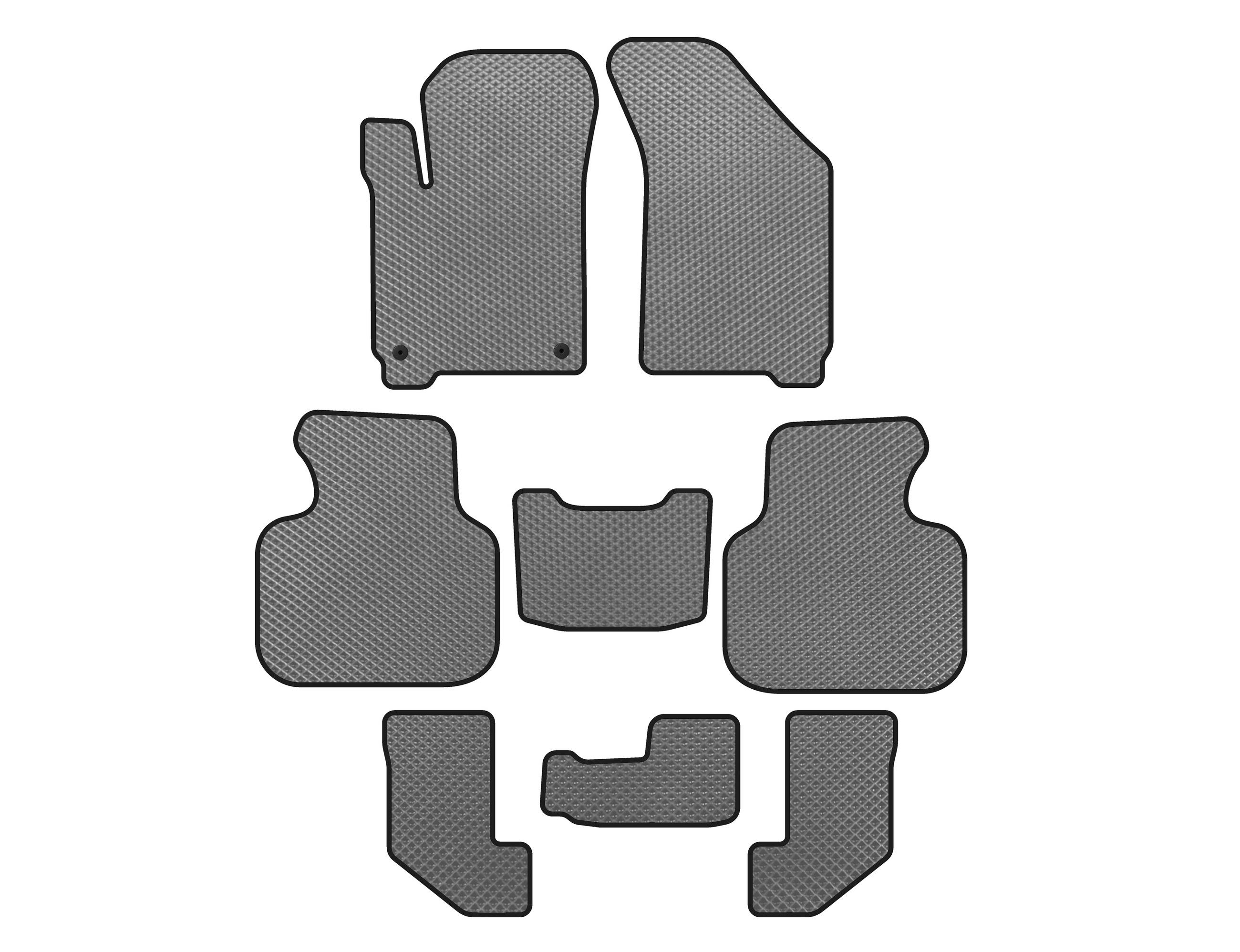 

EVA mats (2008-2011, 3 rows, Gray) for Dodge Journey 2008-