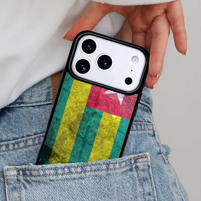 

Togo Flag Phone Case for iPhone 17ProMax 12 13 14 15 16e 17 Pro Max Plus Air Cover iPhone17
