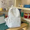 Schoolbag High-value Schoolbag Female Middle School Student Large Capacity Mori Personalized Backpack Cute Polka Dot Lightweight Travel Backpack