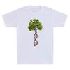 DNA Tree of Life Science Genetics Biology Environment Lover Retro Men T-shirt