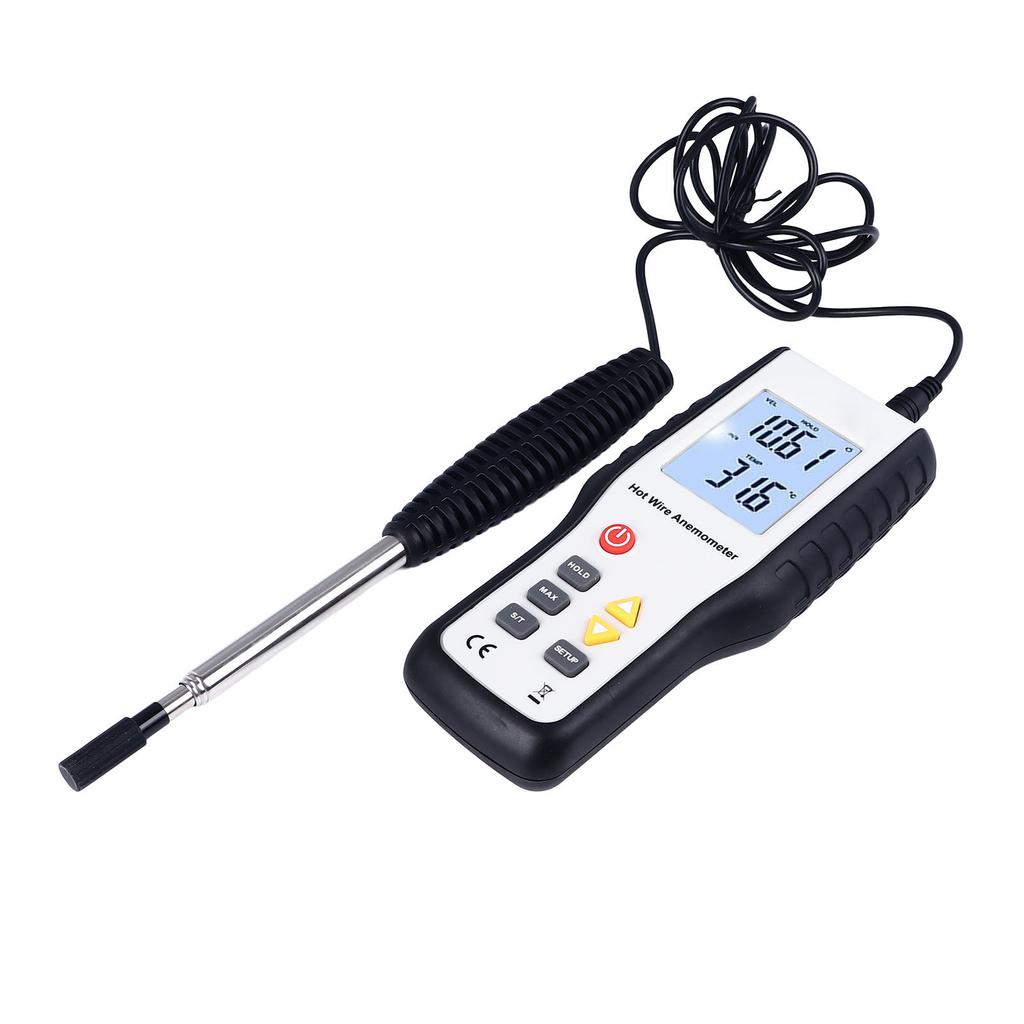 Thermal Anemometer LCD Display High Sensitivity Multifunctional Handheld Wind Speed Meter