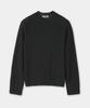 Kueo Damaged Thin Crew Neck Knit (Black)