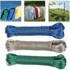 20M PVC Tērauda Trose Veļas Aukla Pārnēsājama Ceļojumiem Viegla Izturīga Iekšpusē Ārā Kempings Pārgājieni Veļas Mazgāšana Apģērbu Žāvēšanas Virve