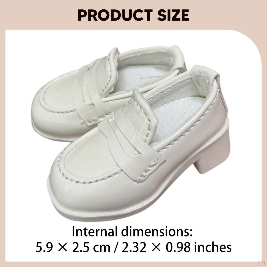 1/4 BJD Doll Shoes 16inch-18inch Collectible Women Action Figures Miniature Model Decoration Loafers