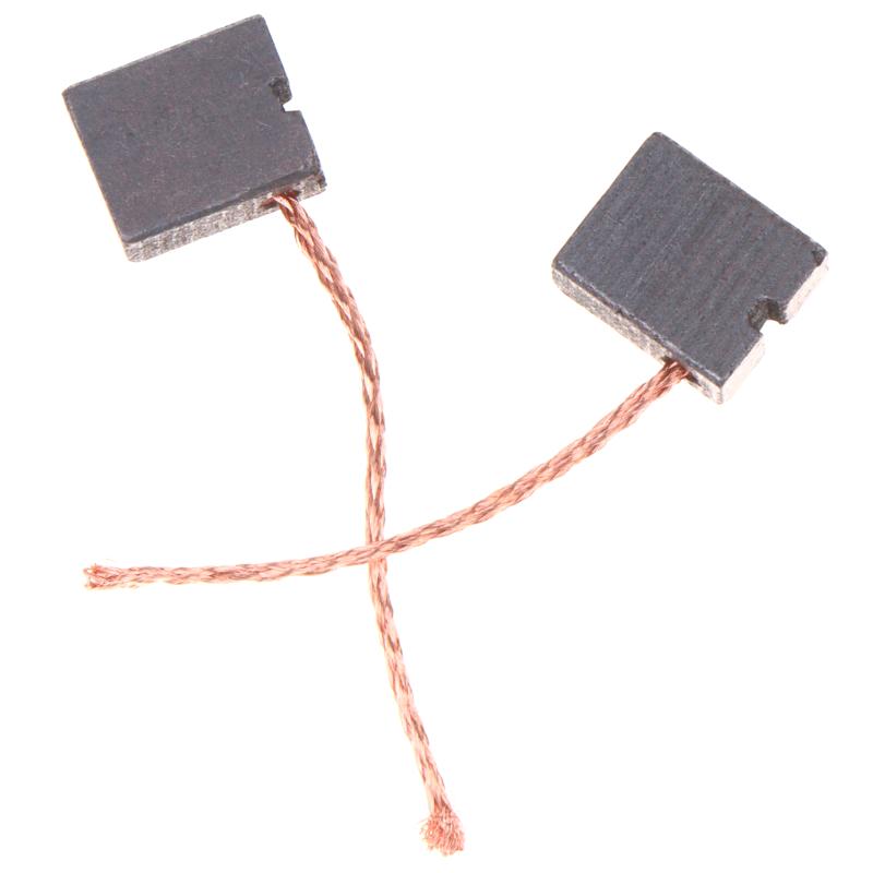 10Pcs Dual Engine Brake Pump Accumulator Carbon Brushes 5.5*11*13Mm Carbon Brush With Cable Fit For Car