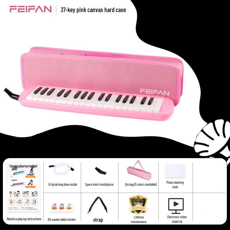Flyfan 37-Key Melodica with Case - Teacher Recommended for Elementary Music Classes