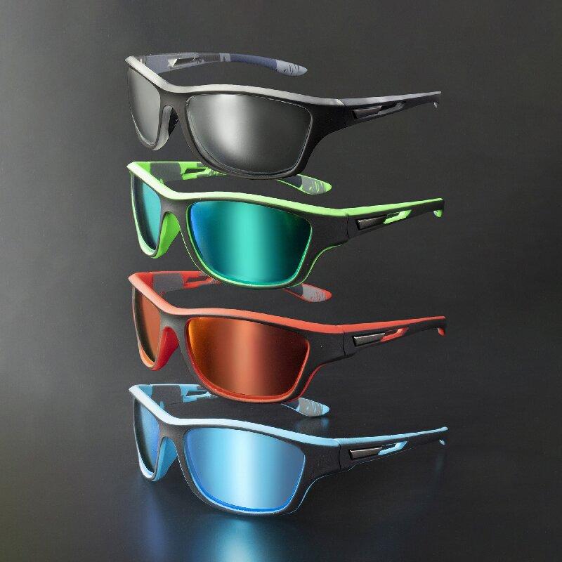 

4PCS Vintage Mens Polarized Sunglasses Men Outdoor Sports Windproof Sand Classic Driving Fishing Sun Glasses
